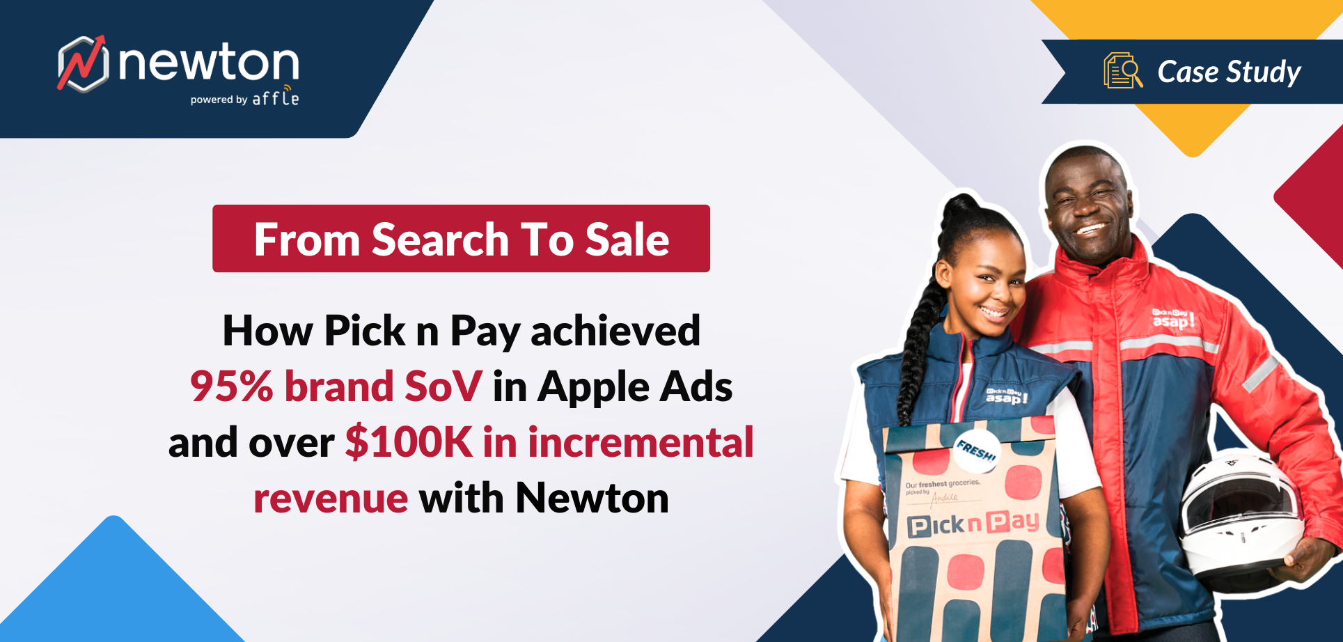 How Pick n Pay achieved 95% brand SoV in Apple Ads and over $100K in incremental revenue with Newton