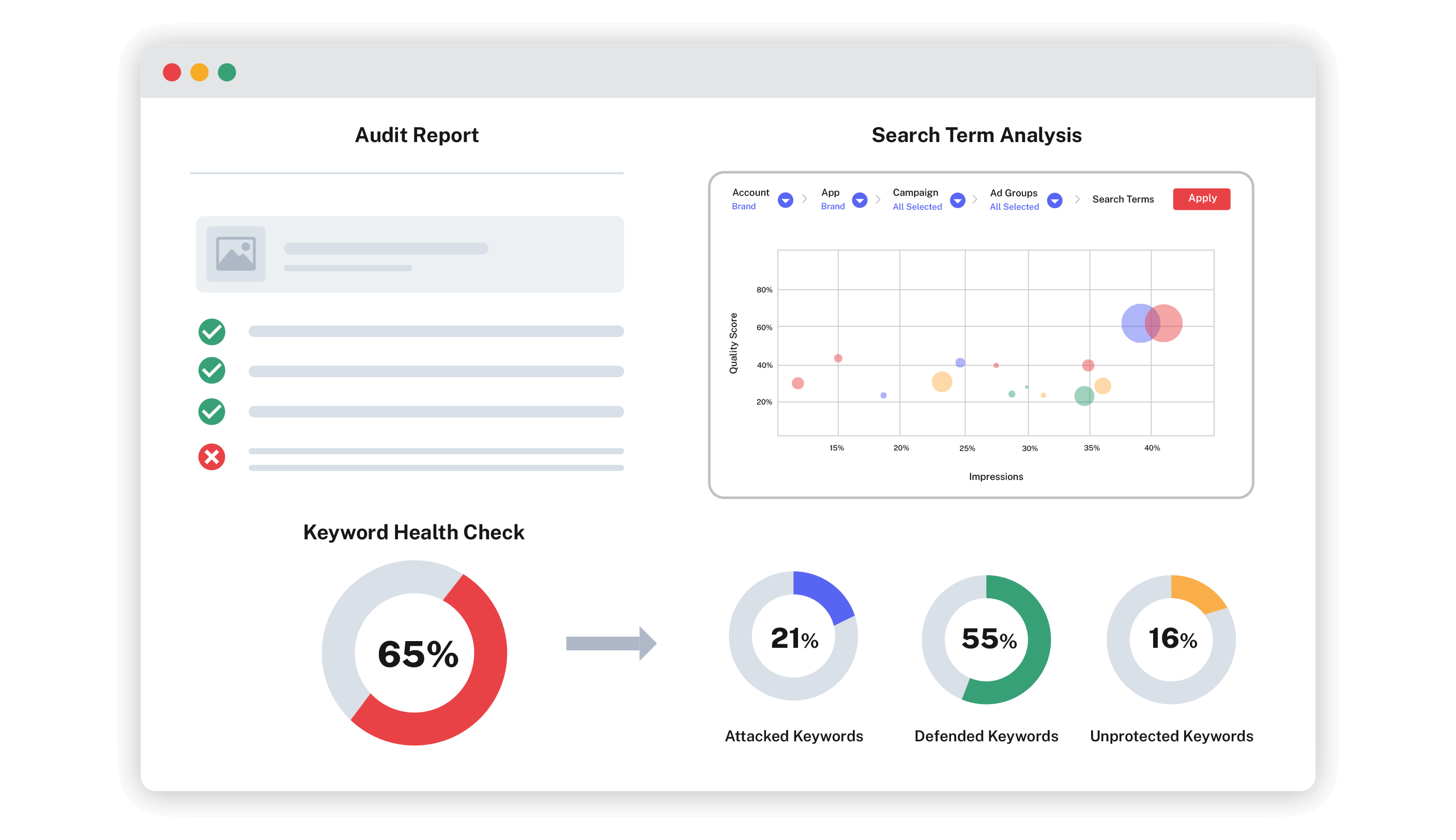 apple search ads audit report